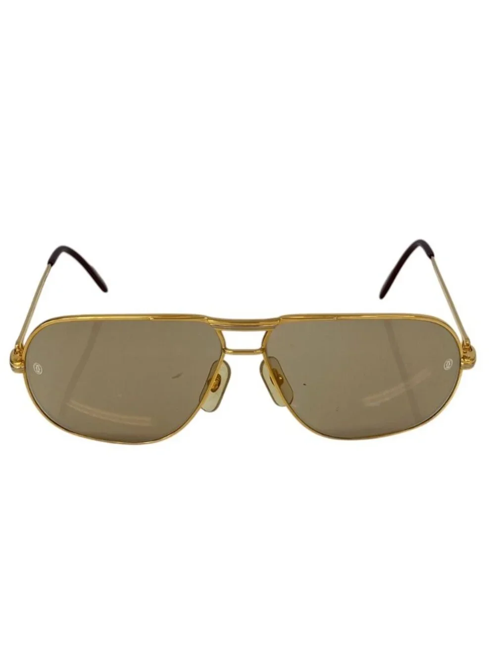 Cartier Trinity Teardrop Sunglasses Gold Color Frame Eyewear